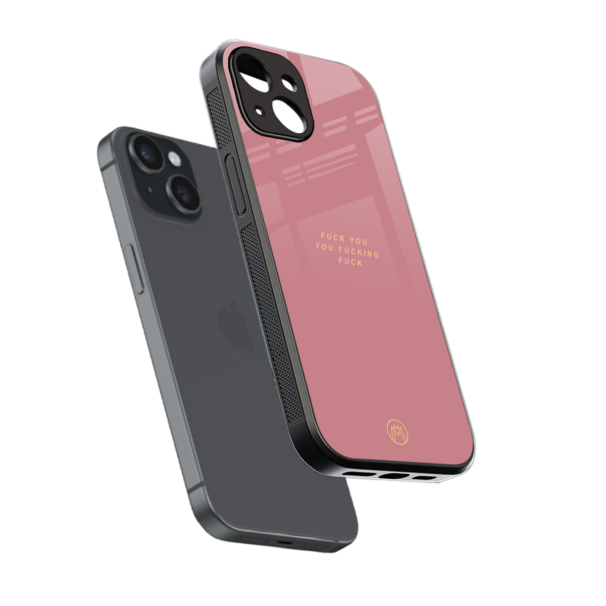 fuck you back phone cover | glass case for iphone 15