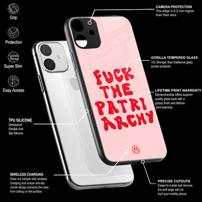 Fuck The Patriarchy Phone Cover | Glass Case