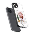 full glam vogue back phone cover | glass case for iphone 13 mini