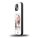 full glam vogue back phone cover | glass case for iphone 13 mini