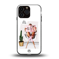 full glam vogue back phone cover | glass case for iphone 13 pro max