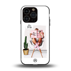 full glam vogue back phone cover | glass case for iphone 13 pro