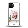 full glam vogue back phone cover | glass case for iphone 13
