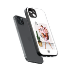 full glam vogue back phone cover | glass case for iphone 14 plus