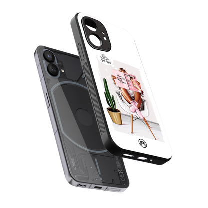 full glam vogue back phone cover | glass case for nothing phone 1
