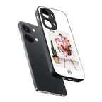 full glam vogue back phone cover | glass case for oneplus nord 3