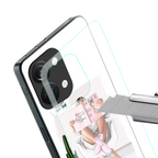 full glam vogue back phone cover | glass case for oneplus nord 3