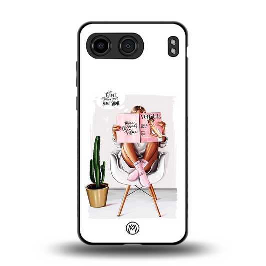 full glam vogue back phone cover | glass case for oneplus nord 4