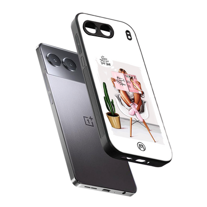 full glam vogue back phone cover | glass case for oneplus nord 4