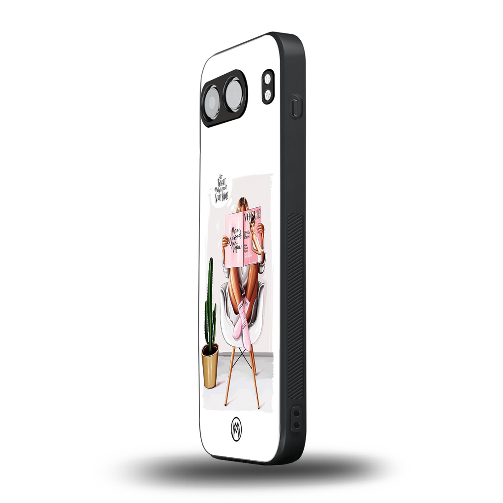 full glam vogue back phone cover | glass case for oneplus nord 4