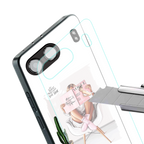 full glam vogue back phone cover | glass case for oneplus nord 4