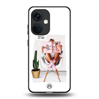 full glam vogue back phone cover | glass case for oneplus nord ce 3