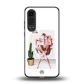 full glam vogue back phone cover | glass case for oneplus nord ce 4 lite