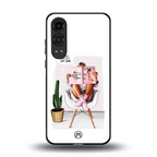full glam vogue back phone cover | glass case for oneplus nord ce 4 lite