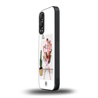 full glam vogue back phone cover | glass case for oneplus nord ce 4 lite