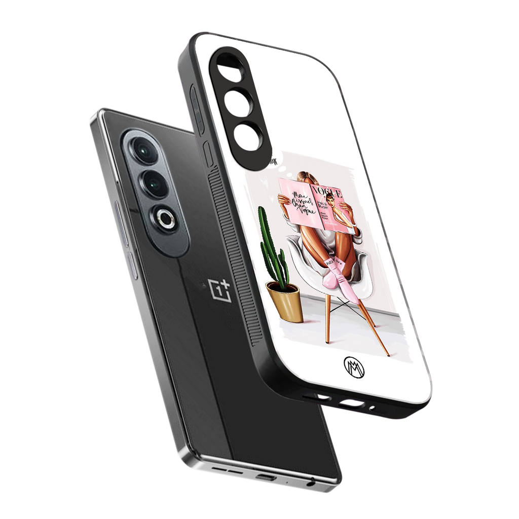 full glam vogue back phone cover | glass case for oneplus nord ce 4