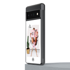 full glam vogue back phone cover | glass case for google pixel 6 pro
