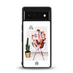 full glam vogue back phone cover | glass case for google pixel 6