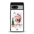 full glam vogue back phone cover | glass case for Google Pixel 8