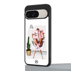 full glam vogue back phone cover | glass case for google pixel 9