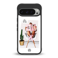 full glam vogue back phone cover | glass case for google pixel 9 pro