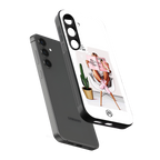 full glam vogue back phone cover | glass case for samsung galaxy s24 fe