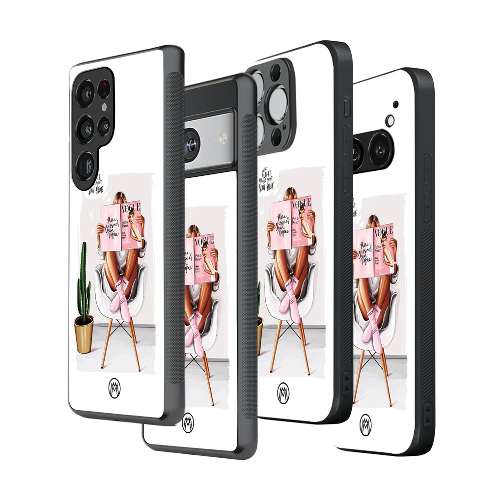 Stylish Glass Back Case for All Smartphones – iPhone, Samsung, OnePlus, Pixel, Redmi, Oppo, Vivo, Motorola