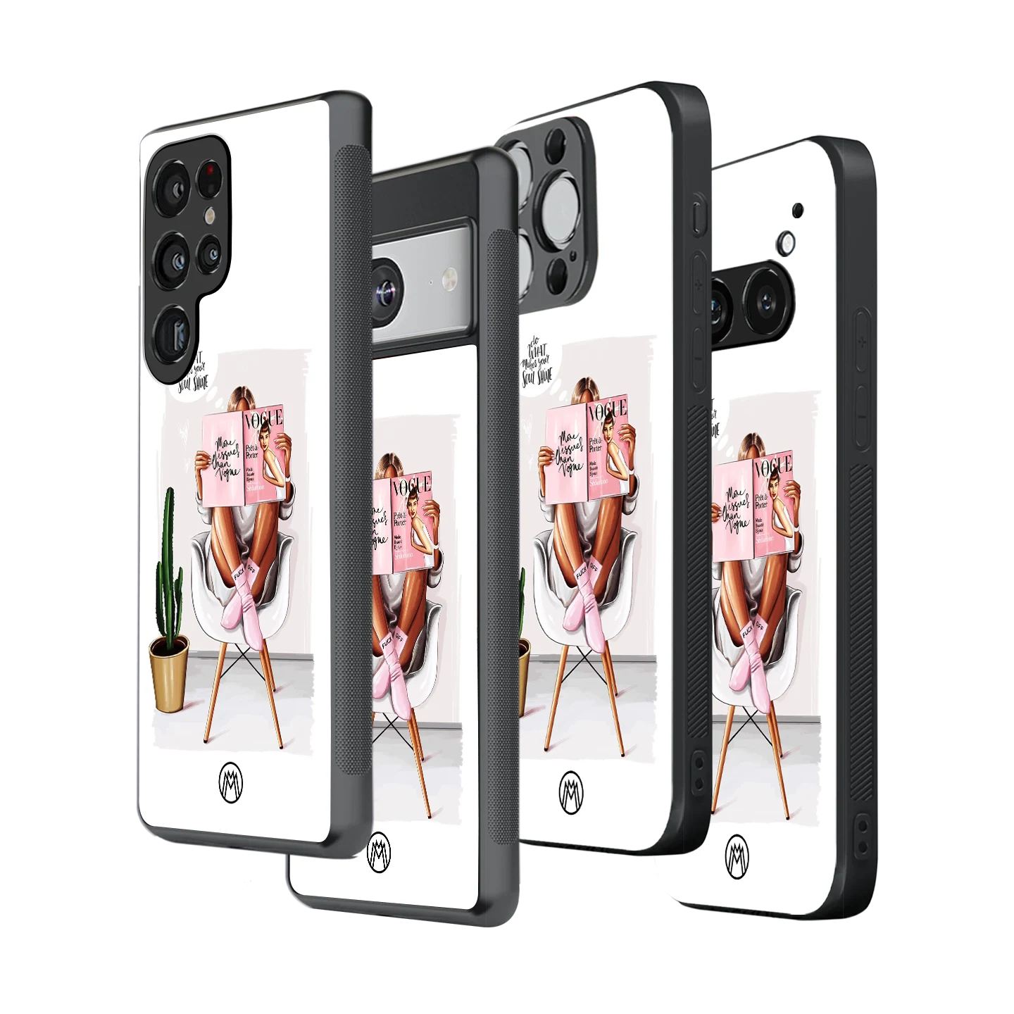 Stylish Glass Back Case for All Smartphones – iPhone, Samsung, OnePlus, Pixel, Redmi, Oppo, Vivo, Motorola