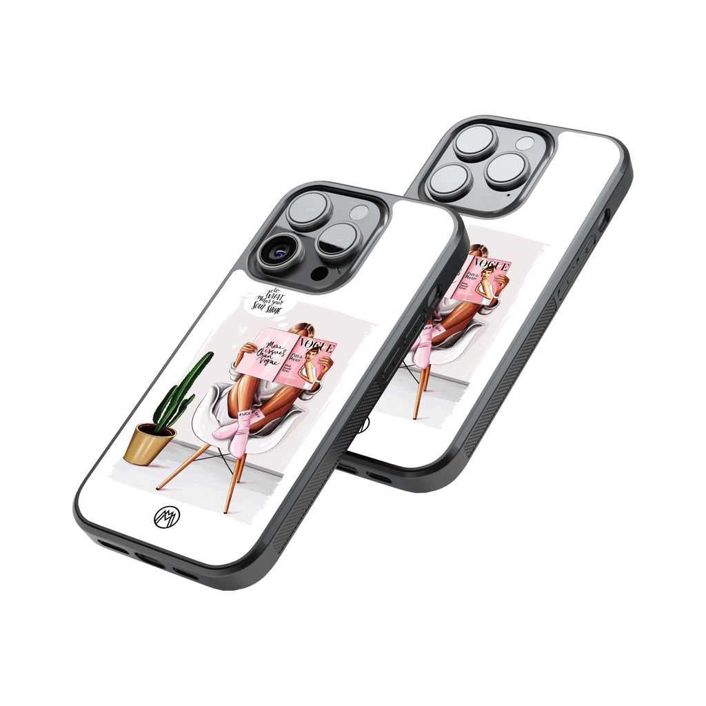 Protective Glass Back Phone Case Compatible with iPhone, Samsung, OnePlus, Pixel & More