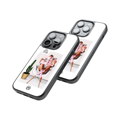 Protective Glass Back Phone Case Compatible with iPhone, Samsung, OnePlus, Pixel & More