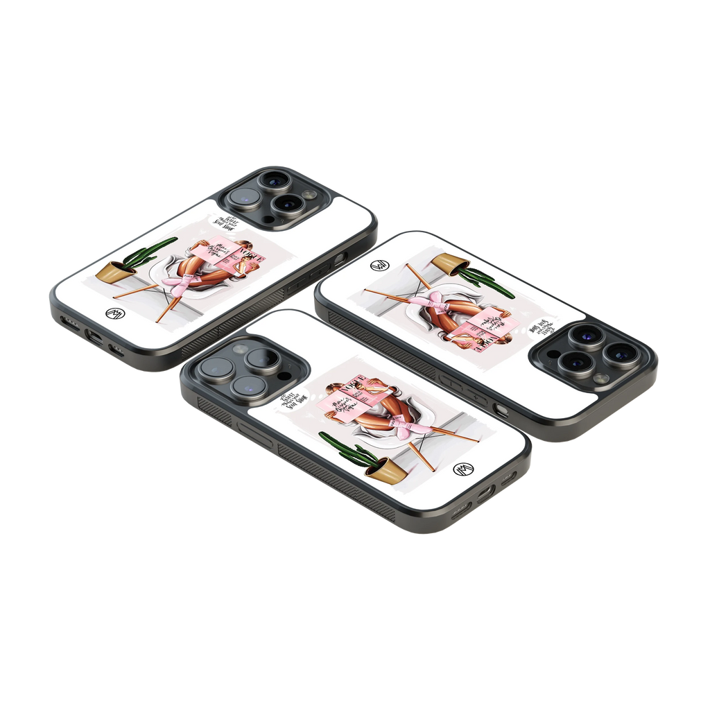 Luxury Glass Back Mobile Cover for iPhone, Samsung Galaxy, OnePlus, Pixel, Redmi & More