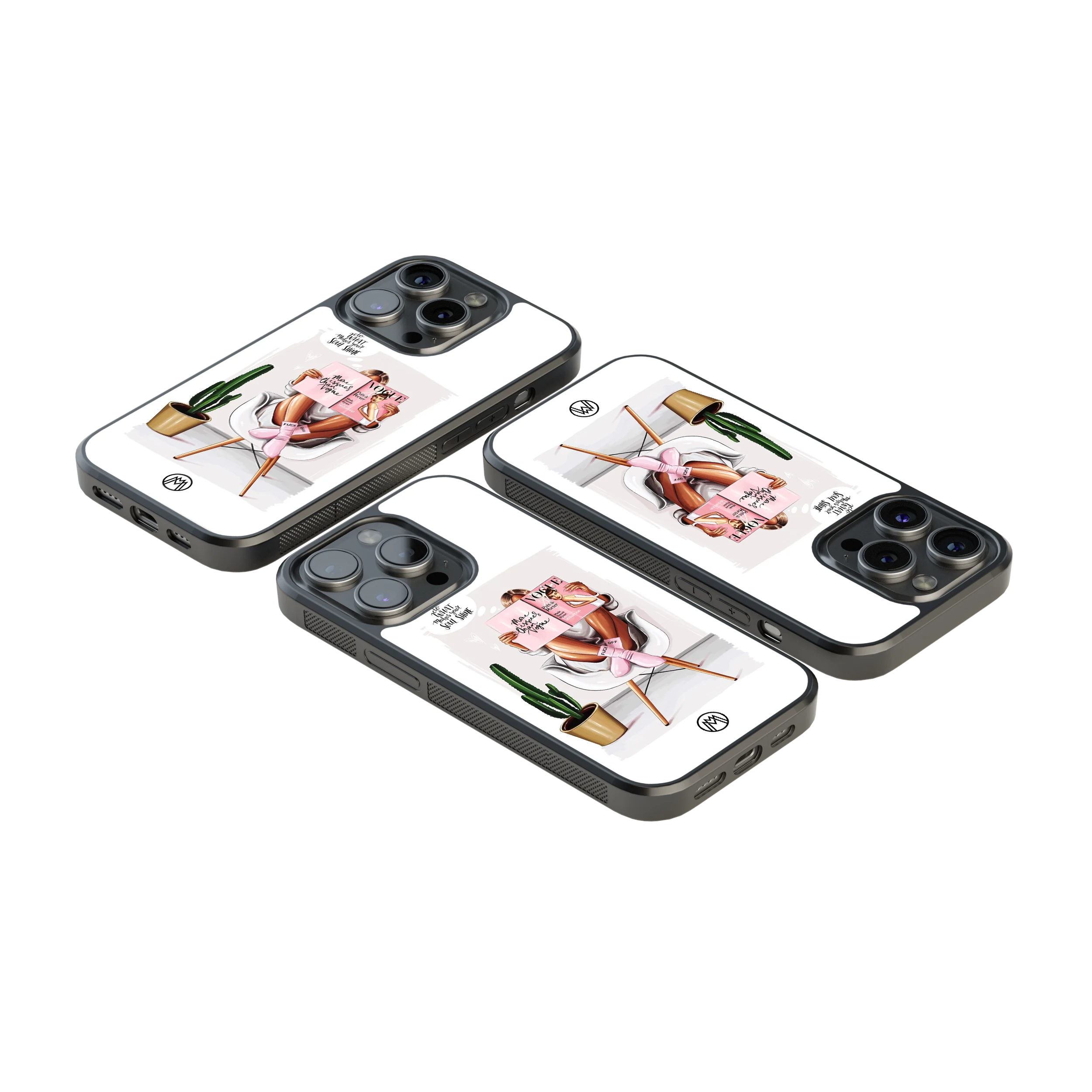 Luxury Glass Back Mobile Cover for iPhone, Samsung Galaxy, OnePlus, Pixel, Redmi & More