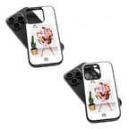 Trendy Glass Back Mobile Case for iPhone, Samsung, Redmi, OnePlus, Google Pixel, Motorola