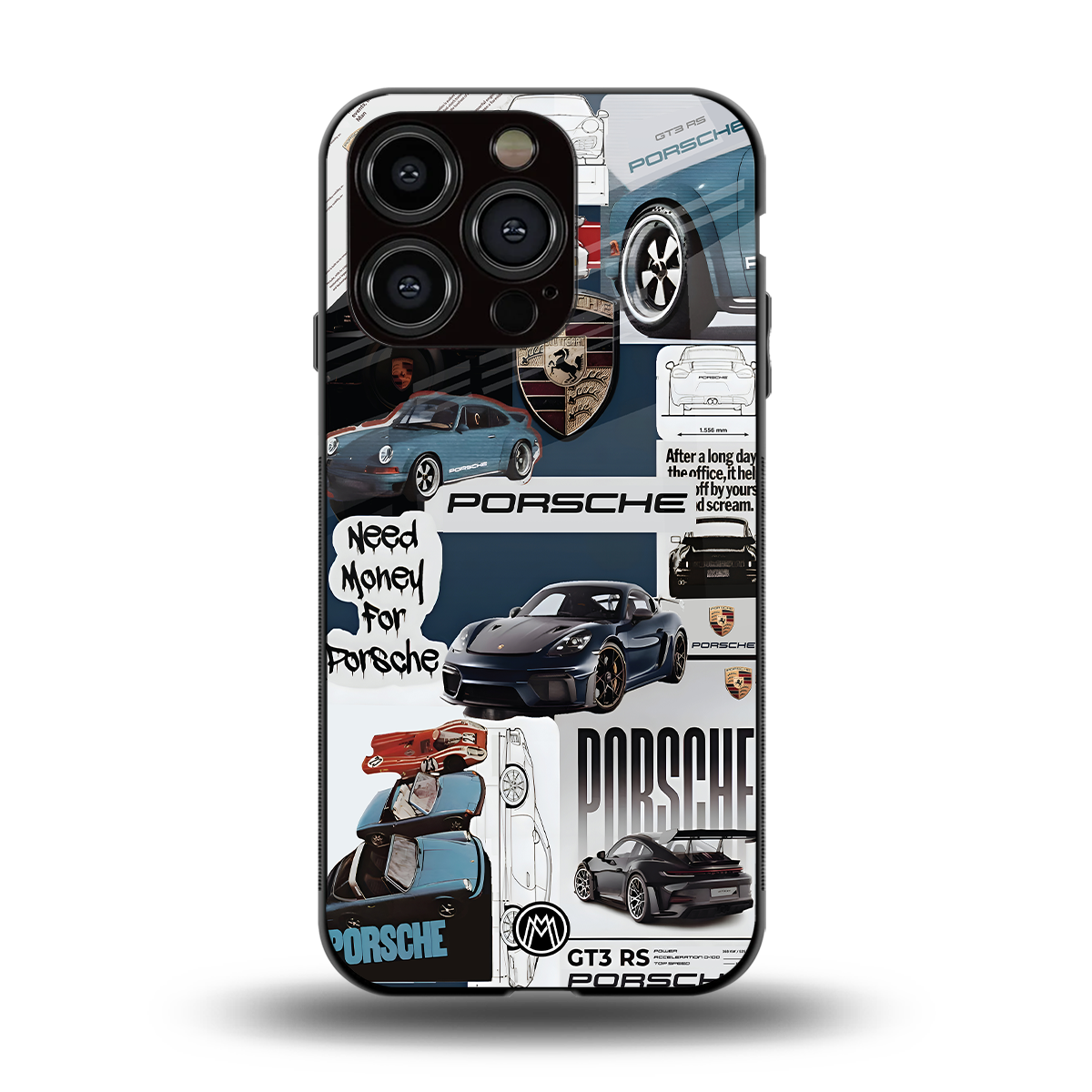 fund my ride back phone cover | glass case for iphone 15 pro