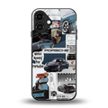 fund my ride back phone cover | glass case for iphone 16 plus