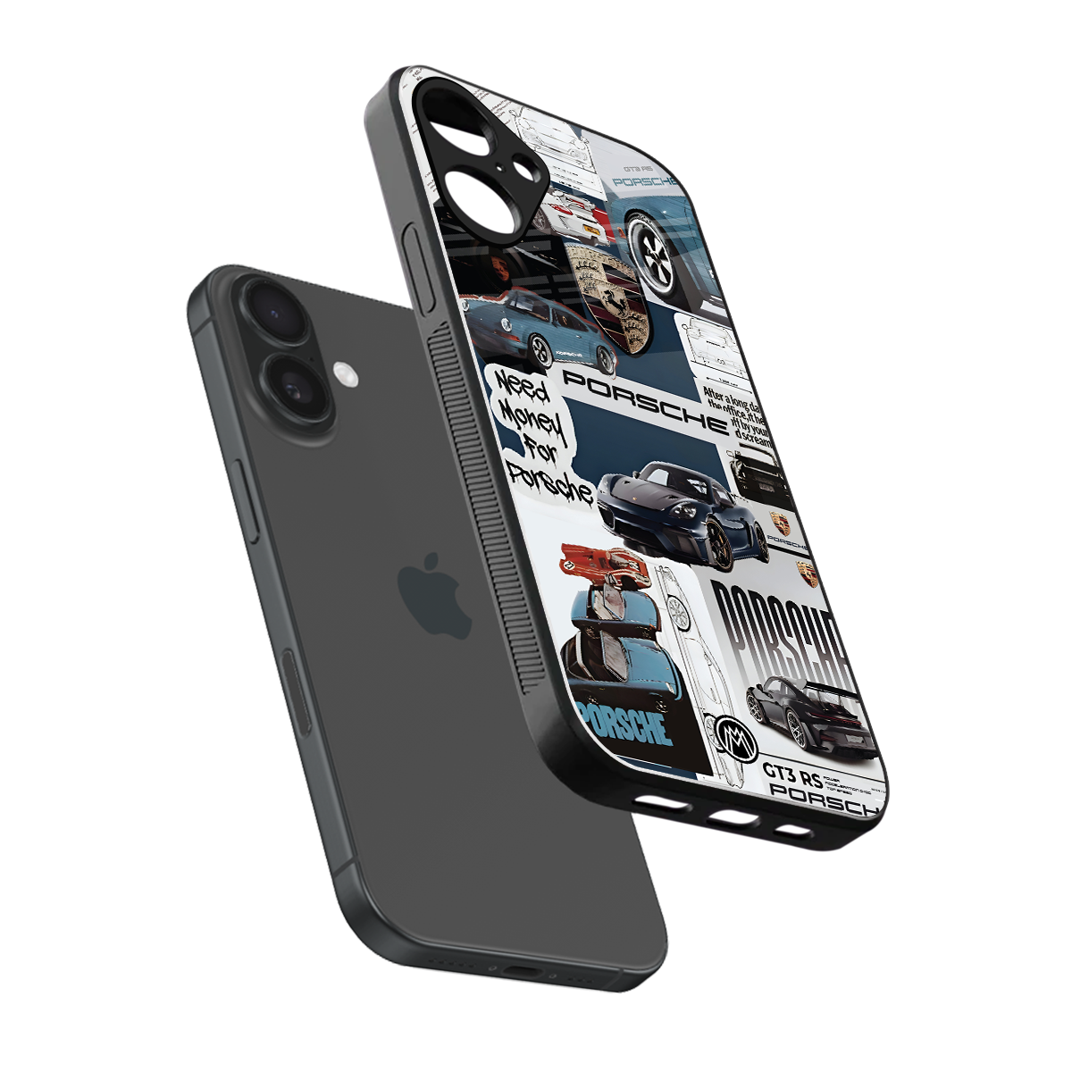 fund my ride back phone cover | glass case for iphone 16 plus