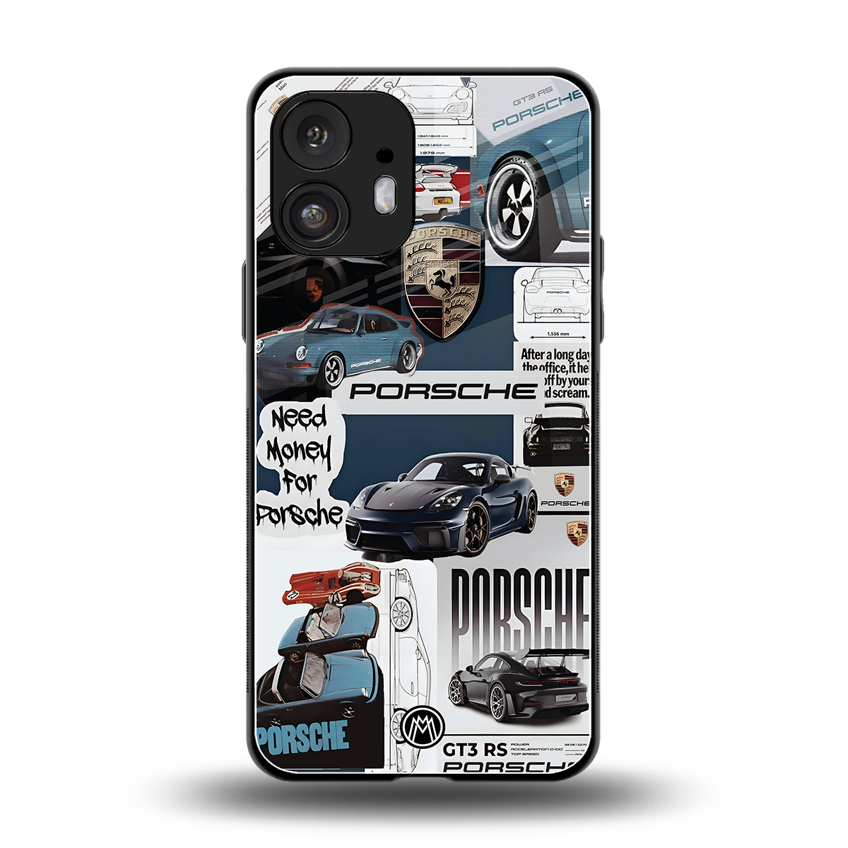 fund my ride back phone cover | glass case for nothing phone 2