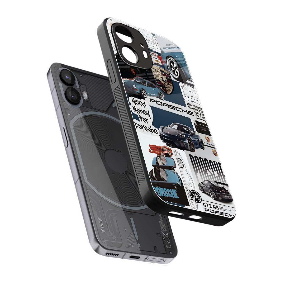 fund my ride back phone cover | glass case for nothing phone 2