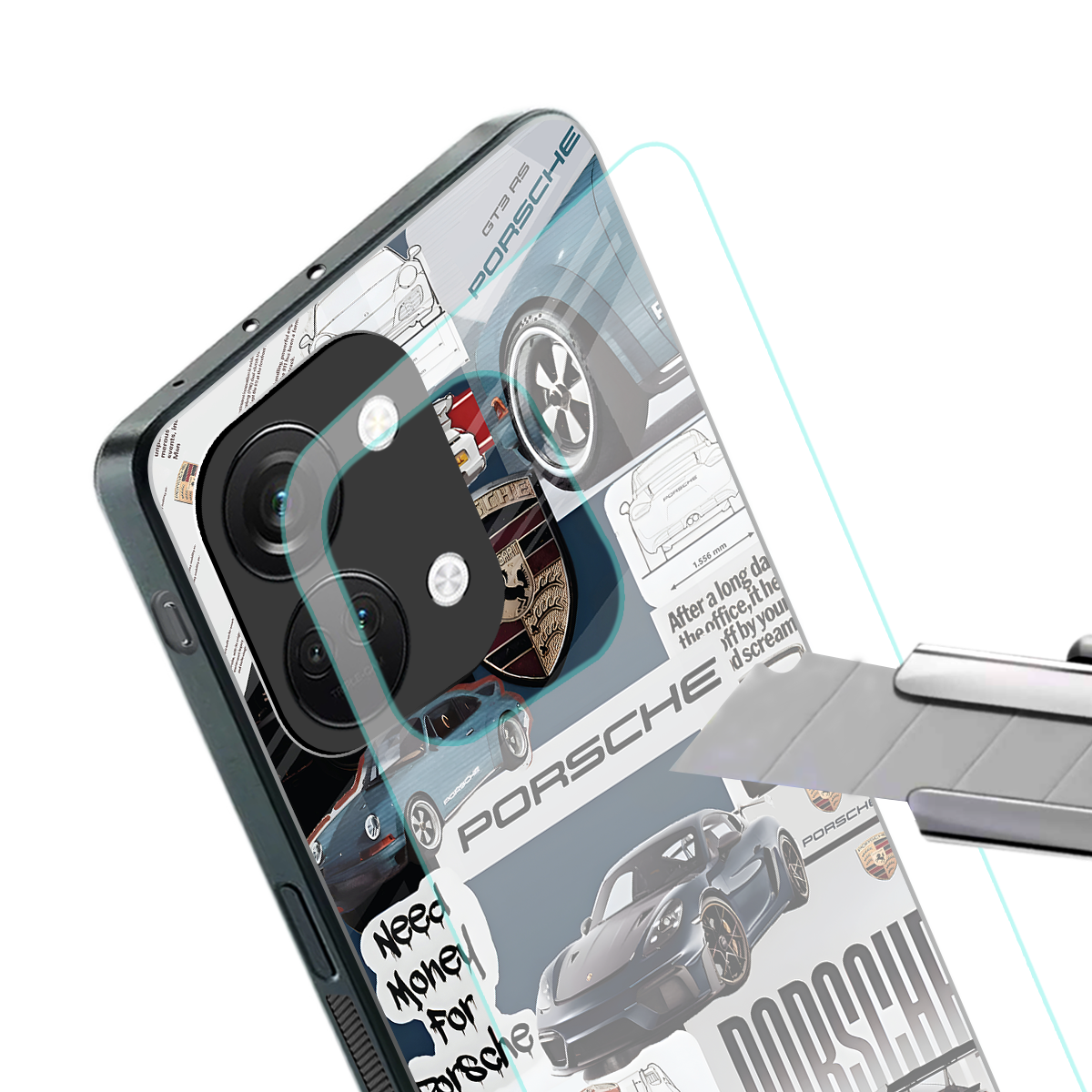 fund my ride back phone cover | glass case for oneplus nord 3