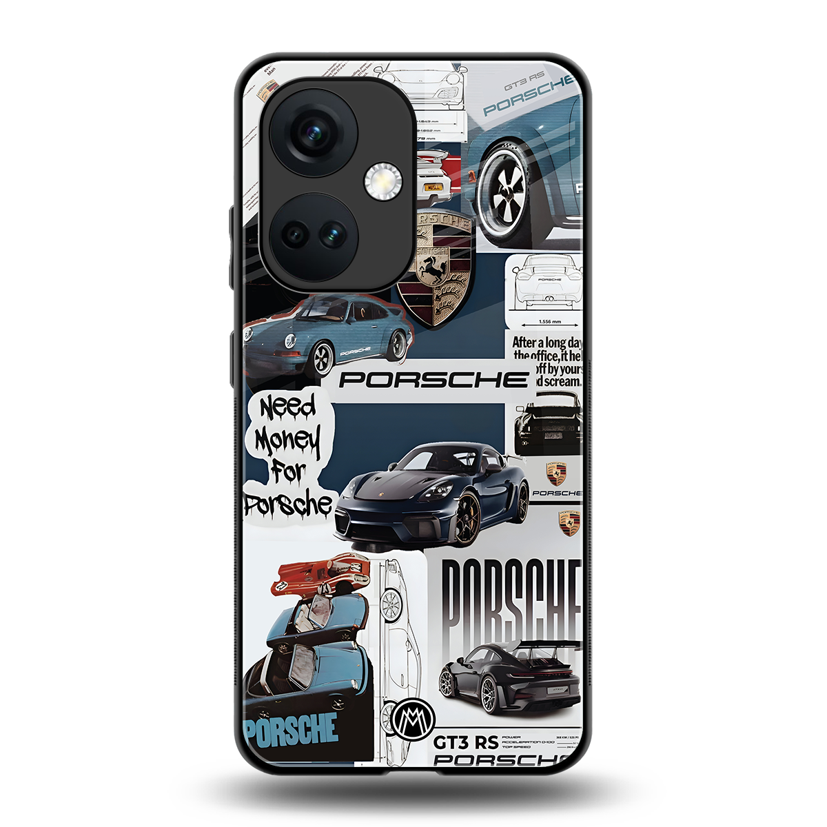 fund my ride back phone cover | glass case for oneplus nord ce 3