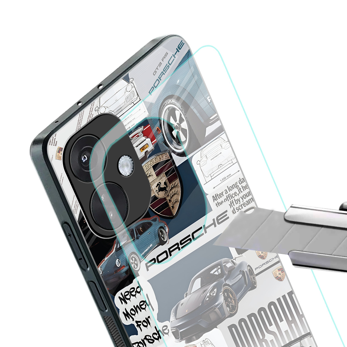 fund my ride back phone cover | glass case for oneplus nord ce 3