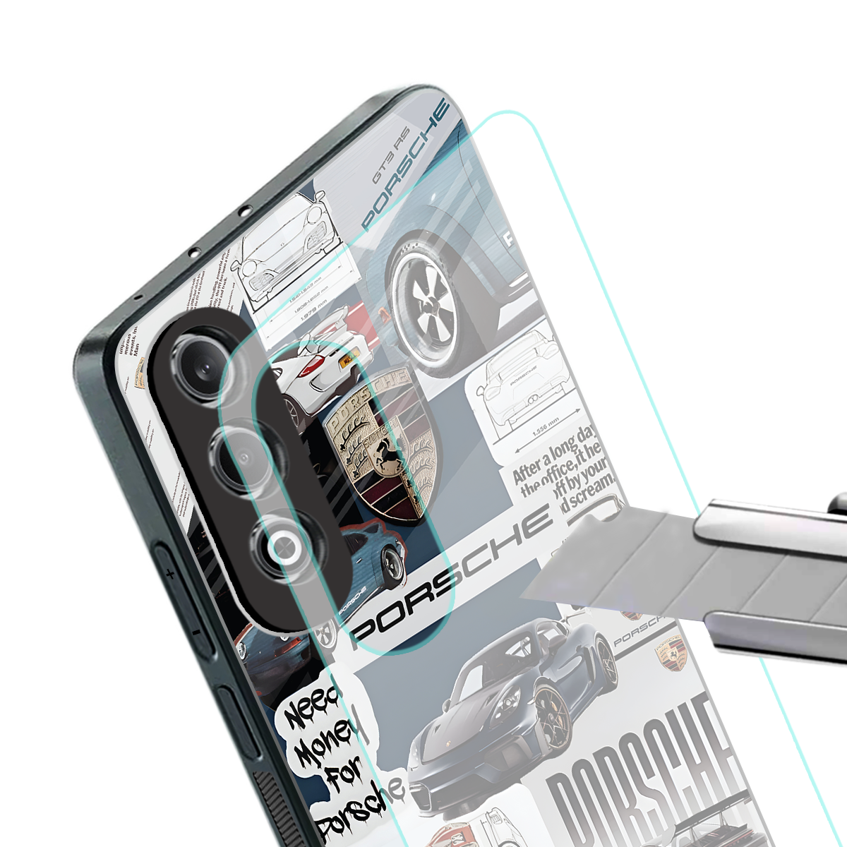 fund my ride back phone cover | glass case for oneplus nord ce 4