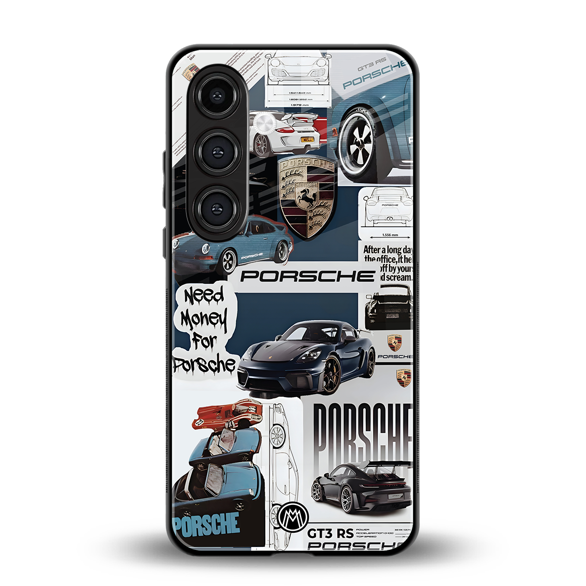 fund my ride back phone cover | glass case for samsung galaxy s25 plus