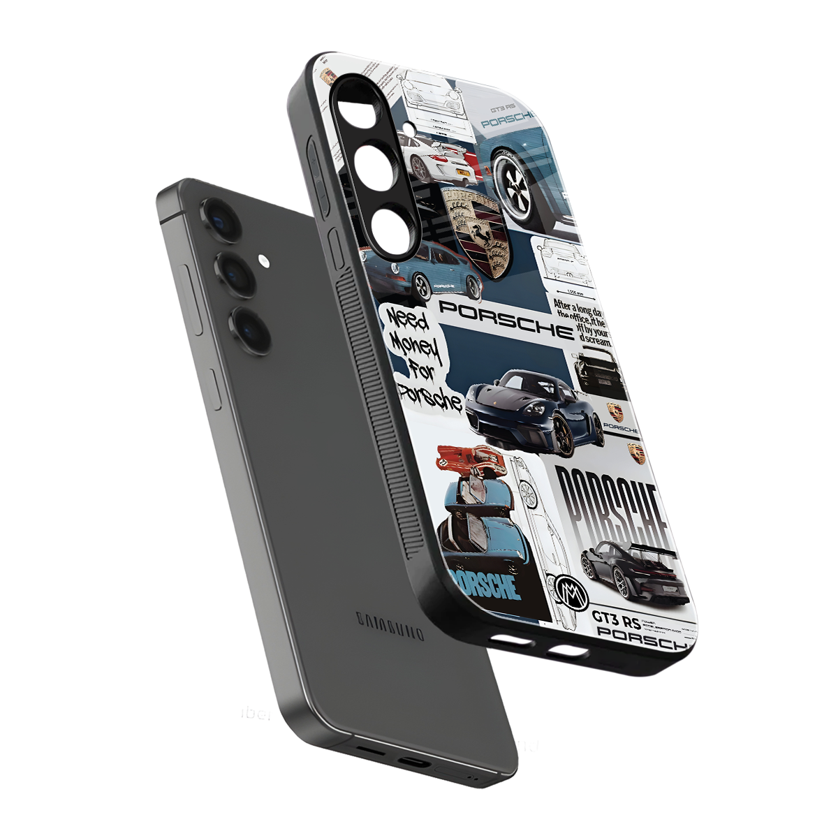 fund my ride back phone cover | glass case for samsung galaxy s23 plus