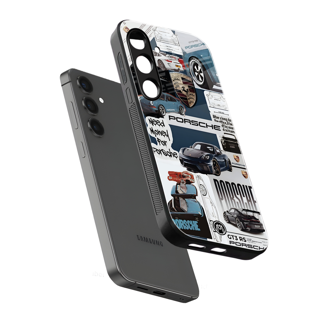 fund my ride back phone cover | glass case for samsung galaxy s24 plus