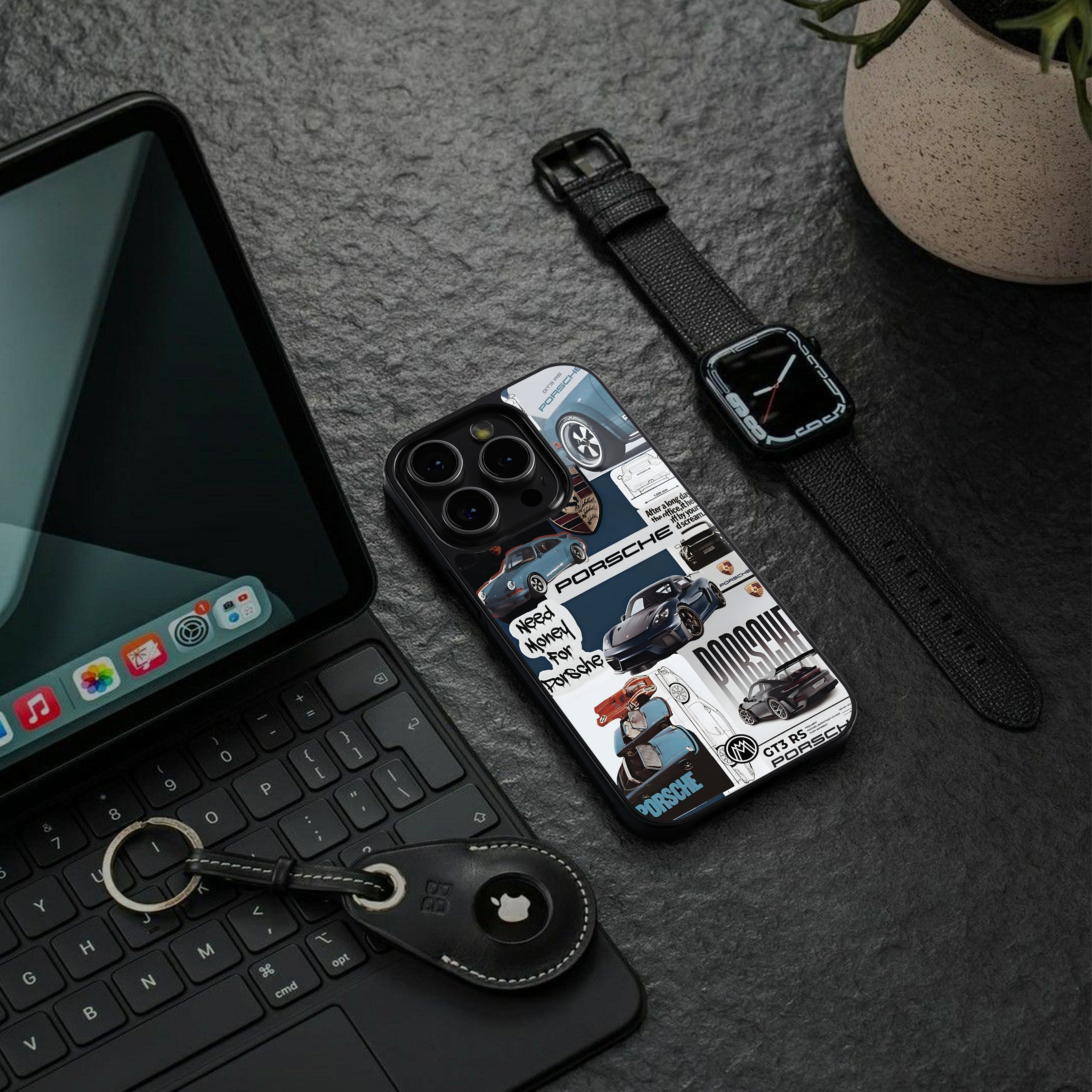 fund my ride back phone cover | glass case for iphone 16 plus