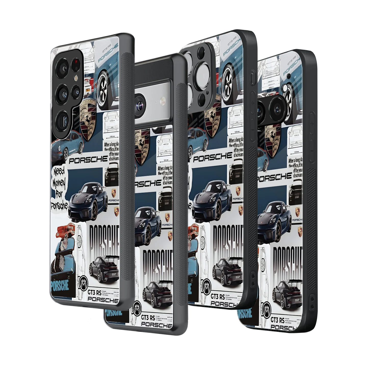 Stylish Glass Back Case for All Smartphones – iPhone, Samsung, OnePlus, Pixel, Redmi, Oppo, Vivo, Motorola