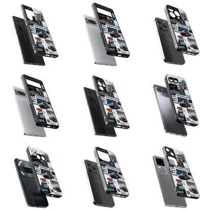 Durable Glass Back Mobile Case for iPhone, Samsung, OnePlus, Google Pixel, Redmi, Vivo, Oppo