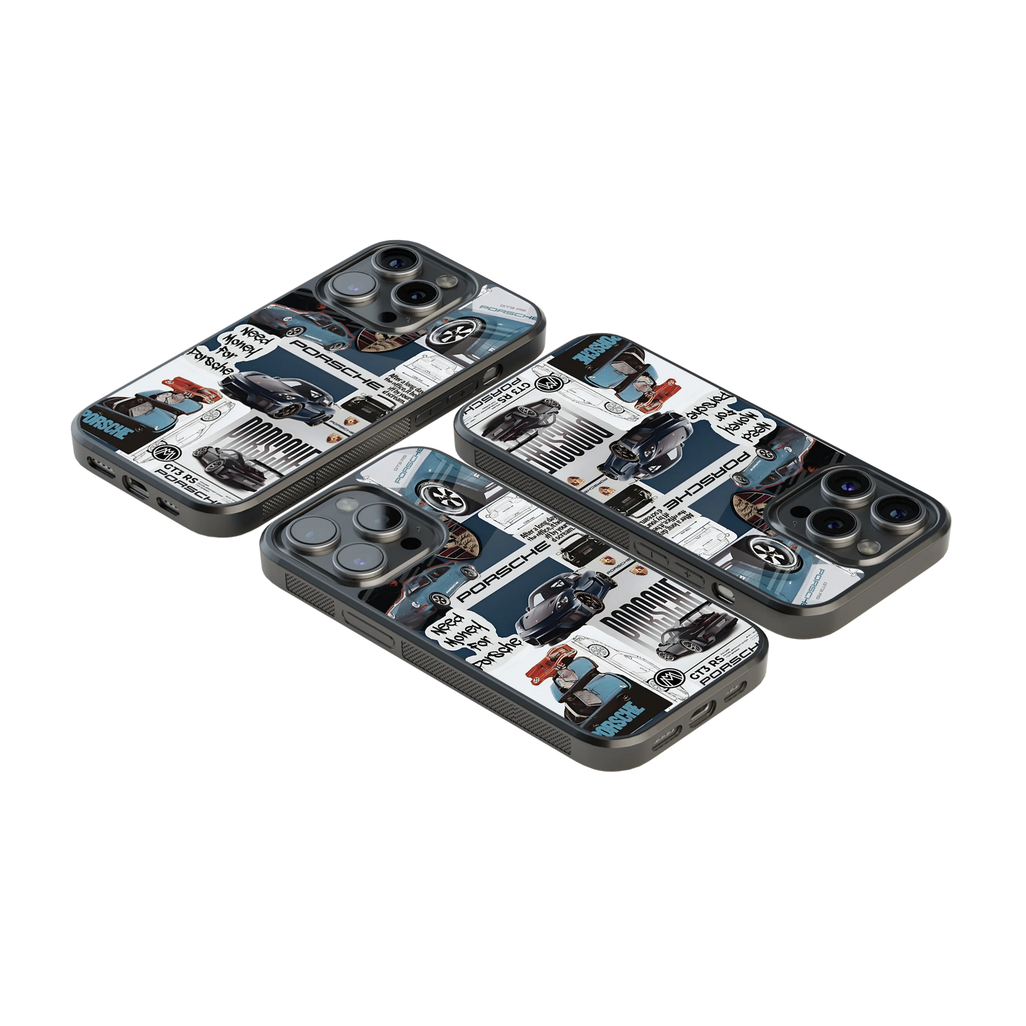 Luxury Glass Back Mobile Cover for iPhone, Samsung Galaxy, OnePlus, Pixel, Redmi & More