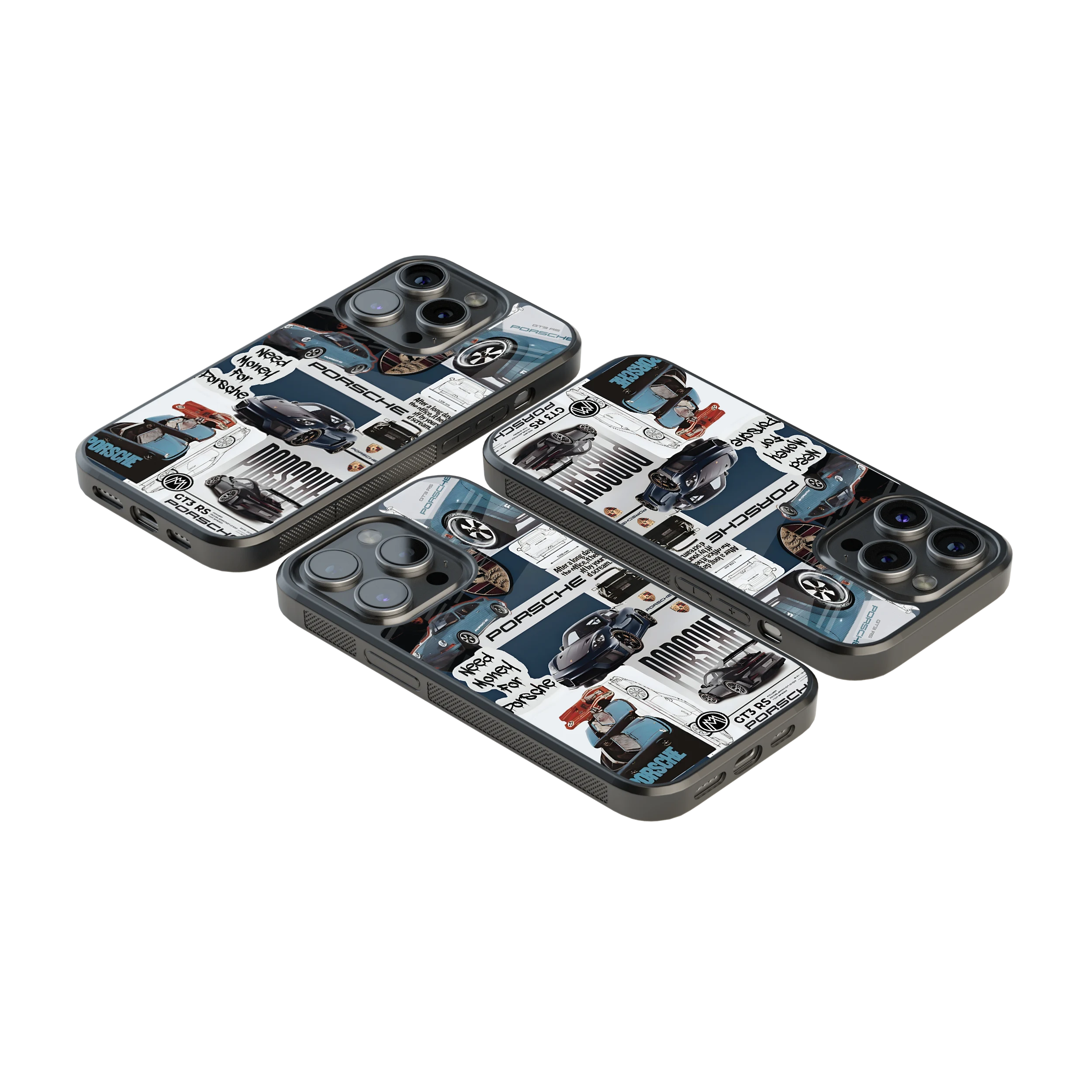 Luxury Glass Back Mobile Cover for iPhone, Samsung Galaxy, OnePlus, Pixel, Redmi & More